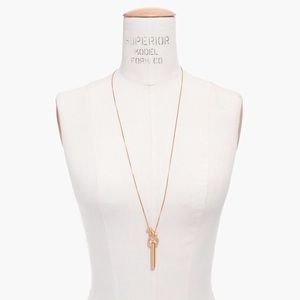 Madewell knotshine pendant necklace